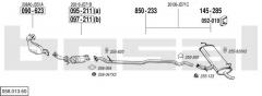 BOSAL 058.013.60 Система выпуска ОГ