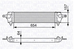 MAGNETI MARELLI 351319202800 Интеркулер