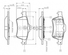 BOSCH 0 986 TB2 410 Тормозные колодки 