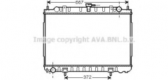 AVA QUALITY COOLING DN2240 Радиатор охлаждения