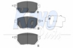 KAVO PARTS KBP-6573 Тормозные колодки 