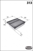 MECAFILTER ELP9148 Воздушный фильтр