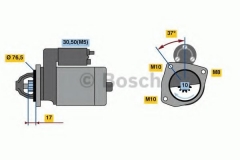 BOSCH 0 986 023 530 Стартер