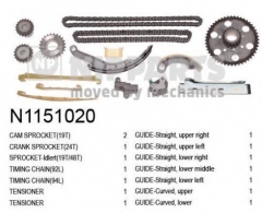 NIPPARTS N1151020 Комплект цели распредвала