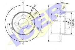 ICER 78BD7101-2 Тормозной диск