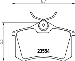 PAGID T1577 Тормозные колодки 