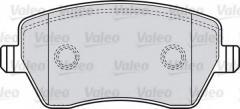 VALEO 598641 Тормозные колодки 