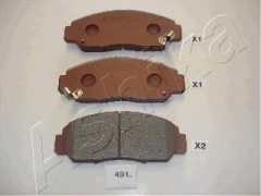 ASHIKA 50-04-491 Комплект тормозных колодок, дисковый тормоз