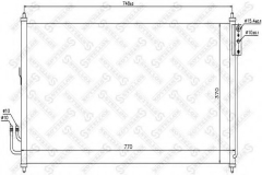 STELLOX 10-45476-SX Конденсатор кондиционера