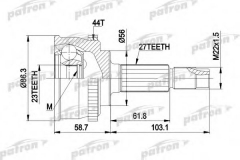 PATRON PCV1508 ШРУС