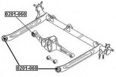 ASVA 0201-060 Рычаг подвески