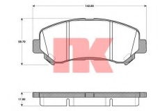 NK 222269 Тормозные колодки 