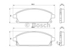 BOSCH 0 986 424 715 Тормозные колодки 