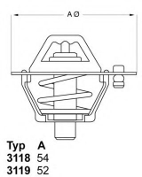 WAHLER 3118.82D1 Термостат