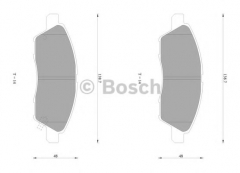 BOSCH 0 986 AB1 071 Тормозные колодки 