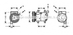 AVA QUALITY COOLING DNK005 Компрессор кондиционера