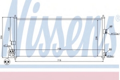 NISSENS 94589 Конденсатор кондиционера
