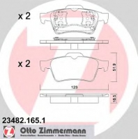 ZIMMERMANN 23482.165.1 Тормозные колодки 