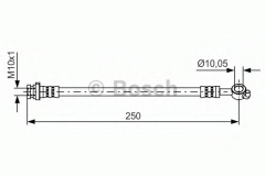 BOSCH 1 987 481 435 Тормозной шланг