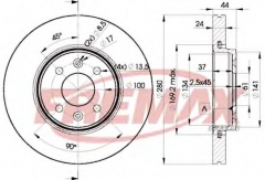 FREMAX BD-7829 Тормозной диск