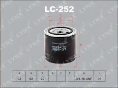 LYNXauto LC-252 Масляный фильтр