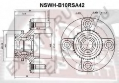ASVA NSWH-B10RSA42 Ступица колеса