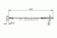 BOSCH 1 987 477 979 Трос ручника