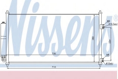 NISSENS 94893 Конденсатор кондиционера