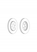 FERODO DDF1761C Тормозной диск