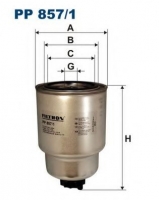 FILTRON PP857/1 Топливный фильтр