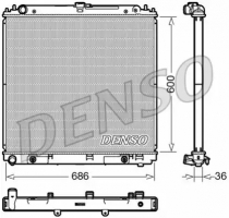 DENSO DRM46042 Радиатор, охлаждение двигателя
