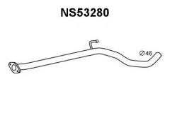 VENEPORTE NS53280 Труба глушителя