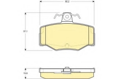 GIRLING 6130921 Тормозные колодки 