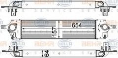 HELLA 8ML 376 762-191 Интеркулер