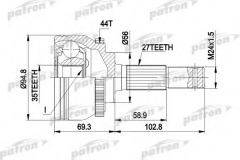 PATRON PCV1445 ШРУС