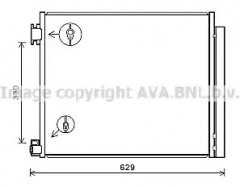 AVA QUALITY COOLING DN5422D Конденсатор, кондиционер