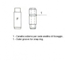 METELLI 01-2585 Направляющая втулка клапана