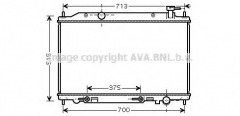 AVA QUALITY COOLING DN2295 Радиатор охлаждения