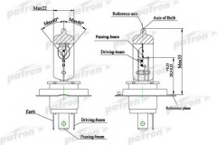 PATRON PLH4-60/55 Лампа накаливания