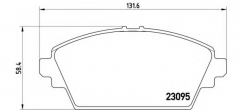 BREMBO P 56 044 Тормозные колодки 