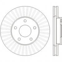 JURID 562441J Тормозной диск