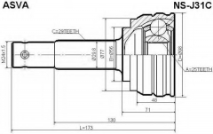 ASVA NS-J31C ШРУС