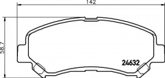 HELLA PAGID 8DB 355 013-781 Тормозные колодки 