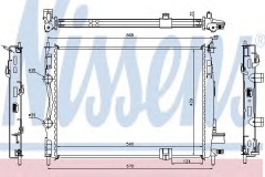 NISSENS 67360 Радиатор охлаждения