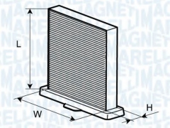 MAGNETI MARELLI 350203062090 Фильтр салона