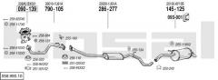 BOSAL 058.990.10 Система выпуска ОГ