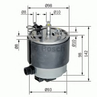 BOSCH F 026 402 126 Топливный фильтр