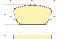 GIRLING 6132919 Тормозные колодки 