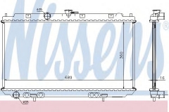 NISSENS 67346A Радиатор охлаждения