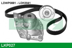 LUCAS ENGINE DRIVE LKP027 Комплект ремня ГРМ с помпой